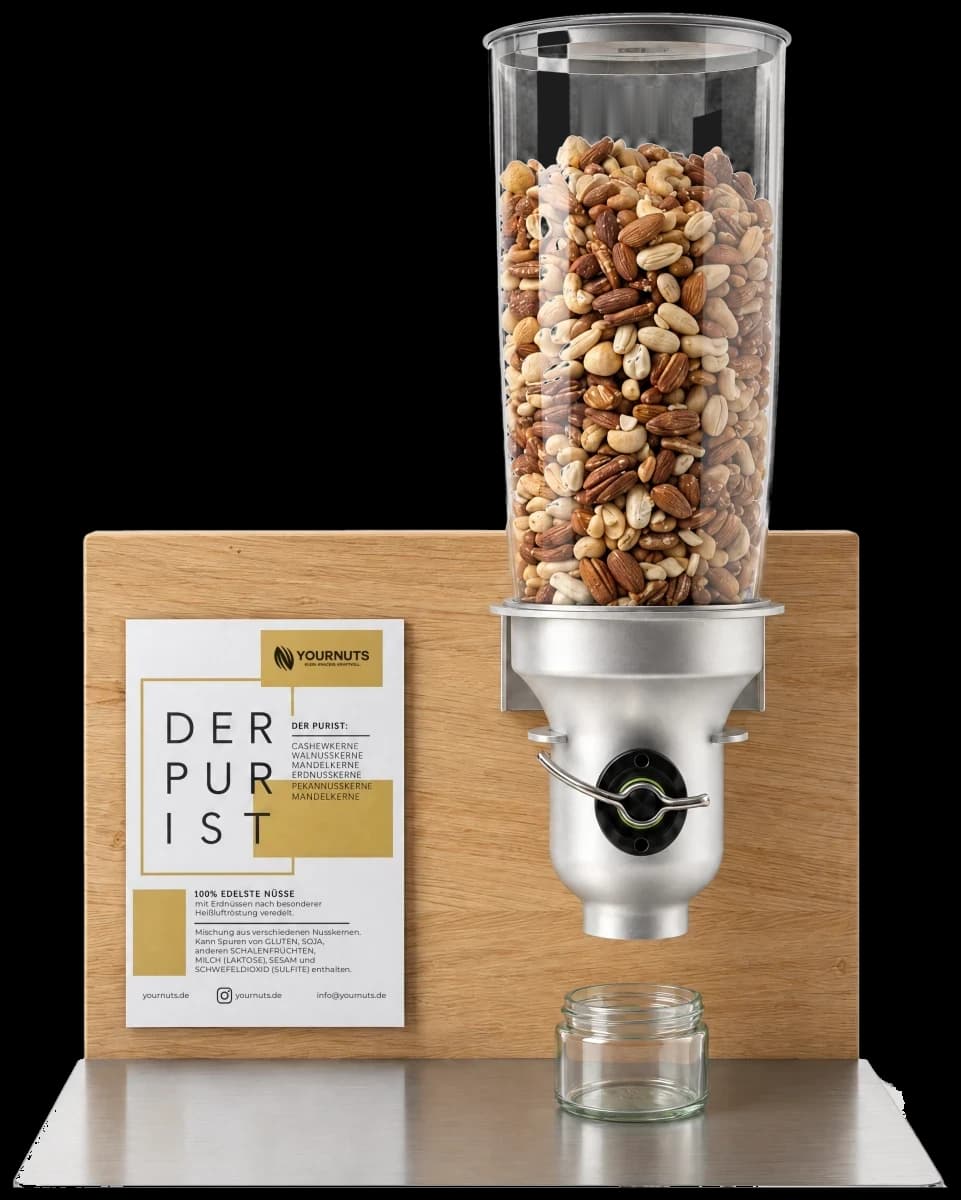 Yournuts-Nussspender mit dem Puristen